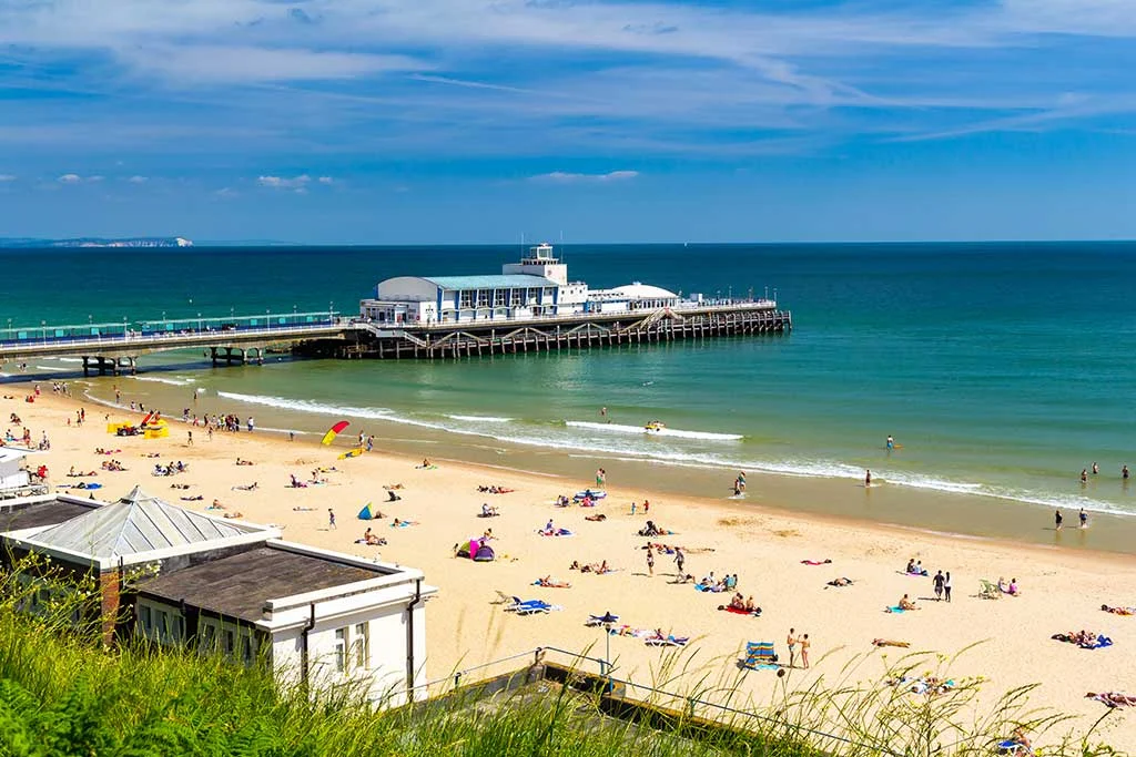 Bournemouth beach and pier